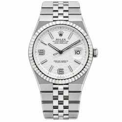 Unworn Rolex Land-Dweller 40MM 127334 Honeycomb Motif Dial Watch